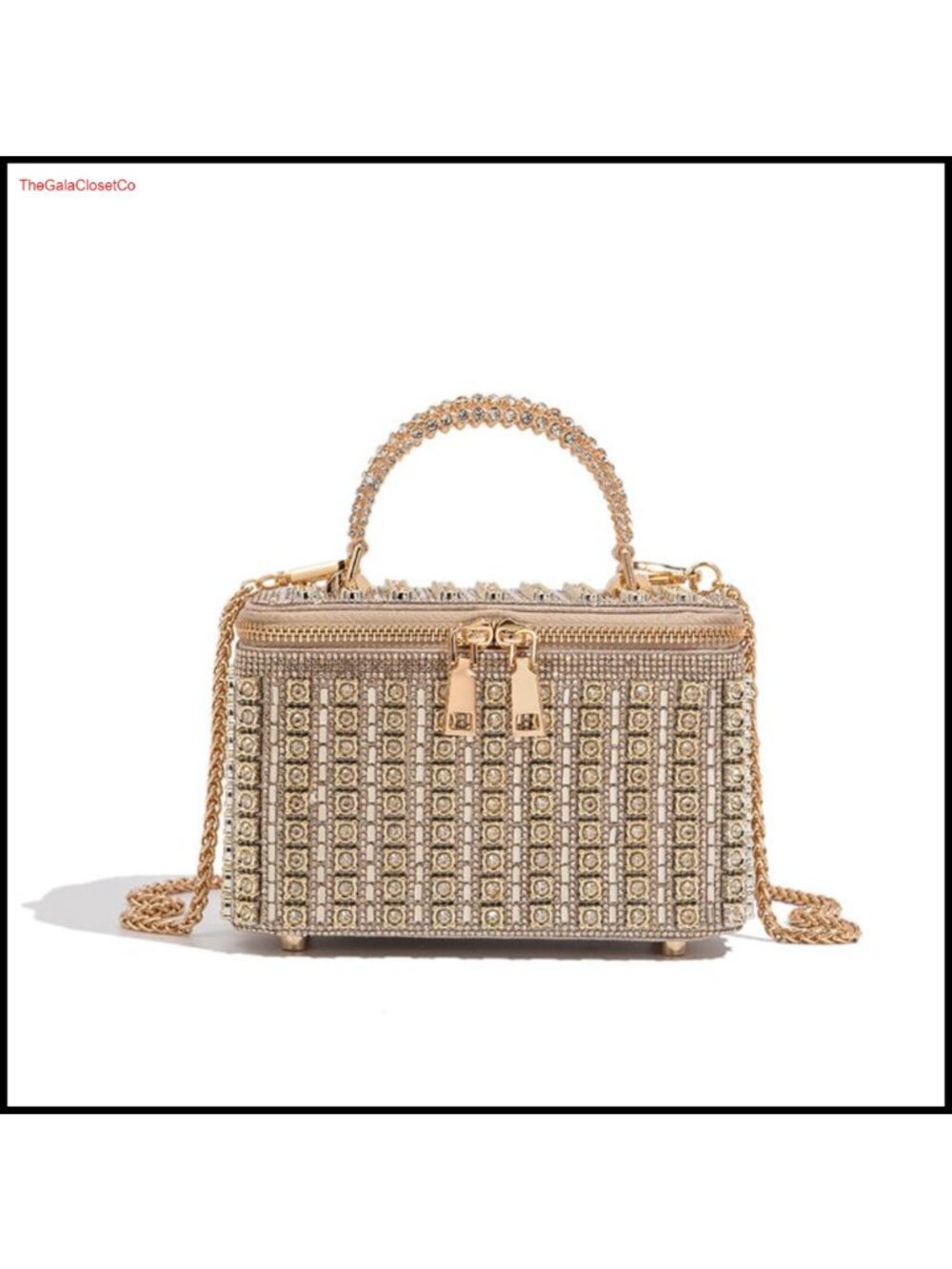 Rhinestone Evening Clutch Sparkly Diamond Party Prom Bag